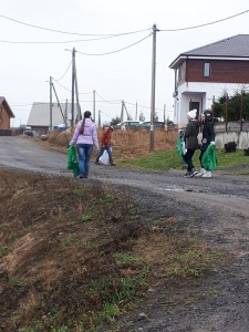 субботник в коттеджном поселке