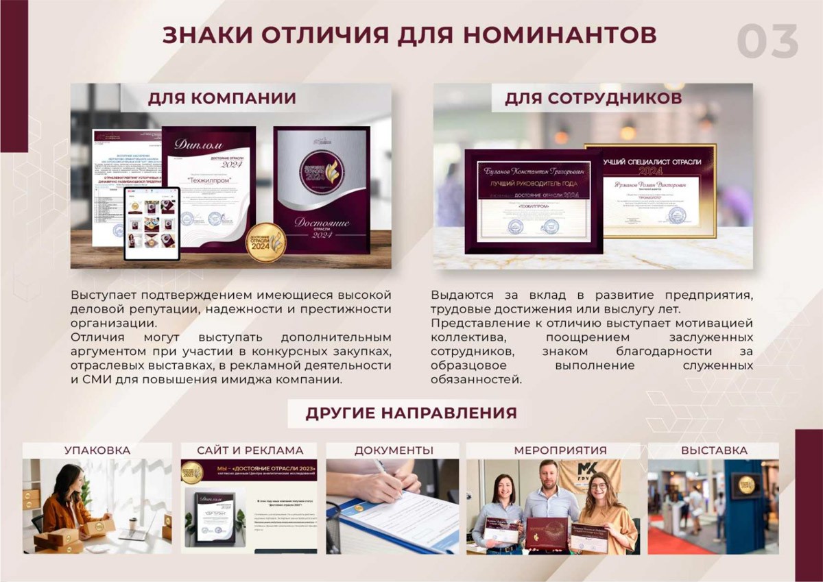 Достояние отрасли 2024